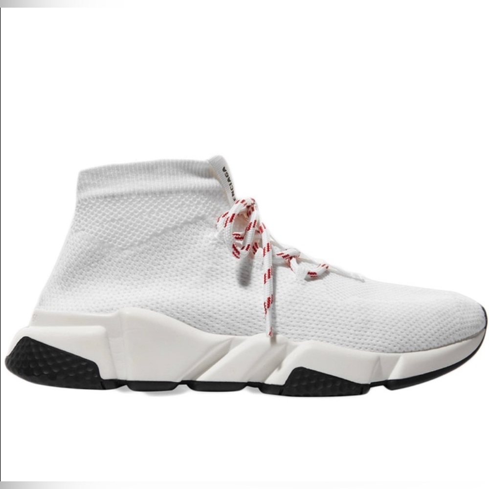 Balenciaga speed lace-up trainers off white